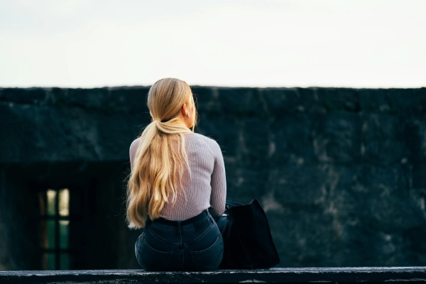 Image of a girl sitting